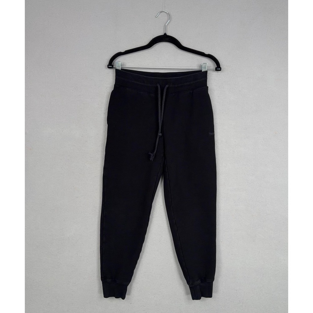 TNA Pants Womens XS Black Cozy Fleece Perfect Fit Joggers Sweatpants Sweatfleece